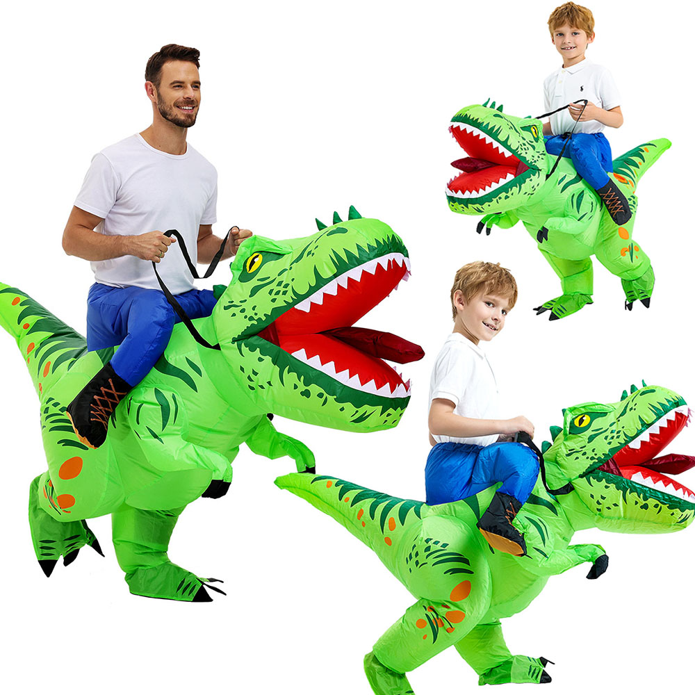 Inflatable Dinosaur Costume Adult - Çocuklar/yetişkinler dinozor şişme giyim Anime binme