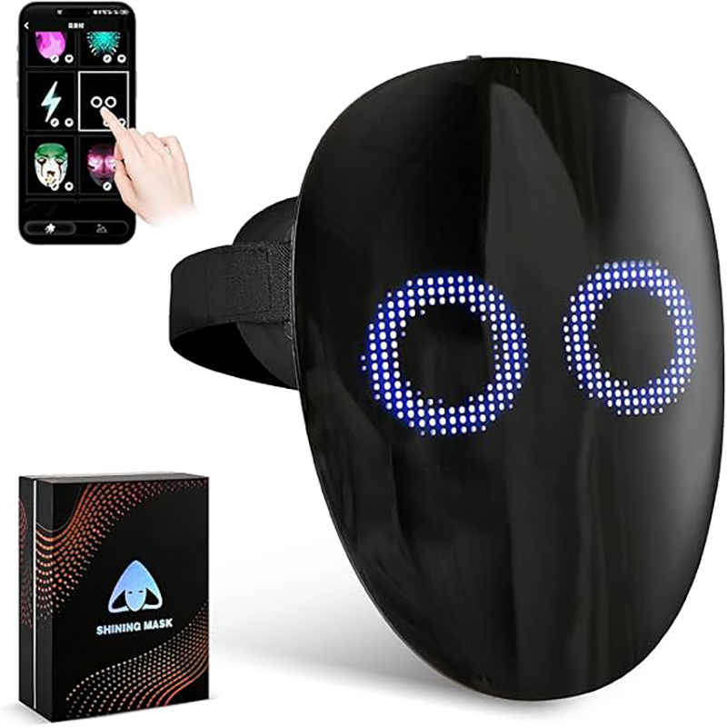 Led Purge Mask Halloween - Ses Tanıma Hareket Algılamalı Led Maske,