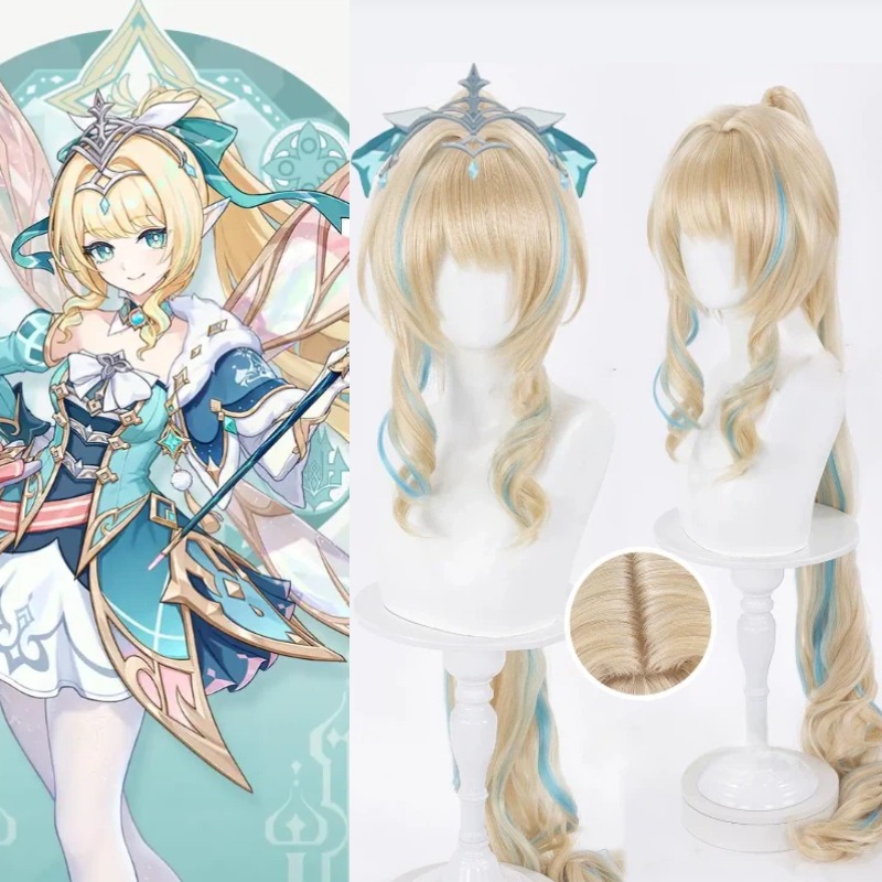 Anime Cosplay Wig Heat Resistant - Genshin Impact Vesna Strivozha Cosplay Peruğu