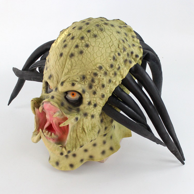 Latex Alien Mask Realistic - Lateks Predator Baş Maskesi Gerçekçi Uzaylı
