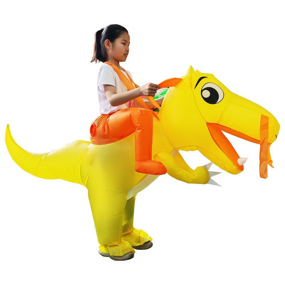 Inflatable Dinosaur Costume Adult - Çocuk Sürme Dinozor Şişme Takım Elbise
