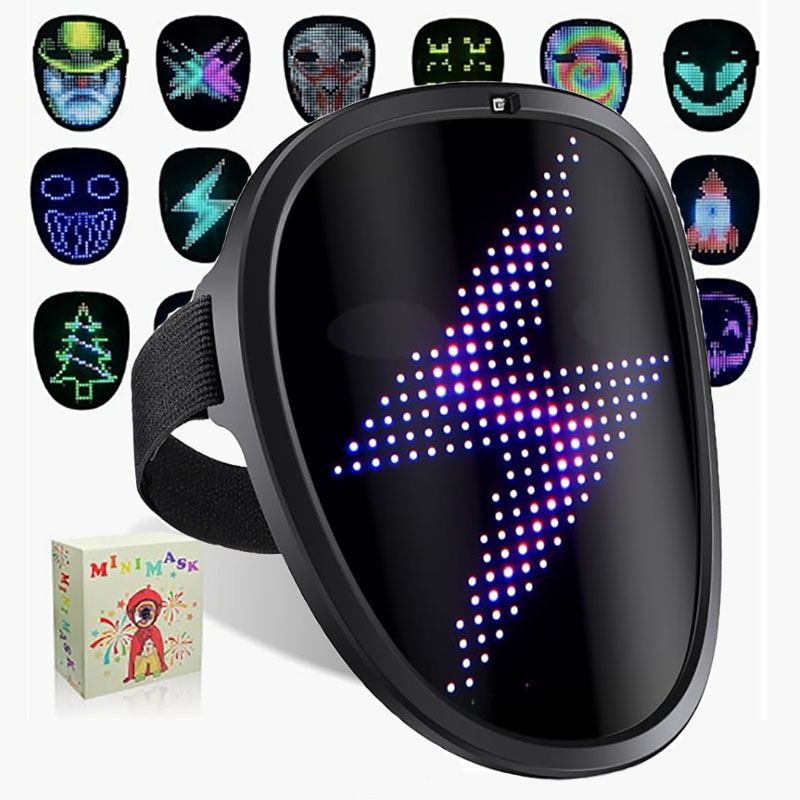 Led Purge Mask Halloween - Hareket Algılama ile LED Maske Çocuk