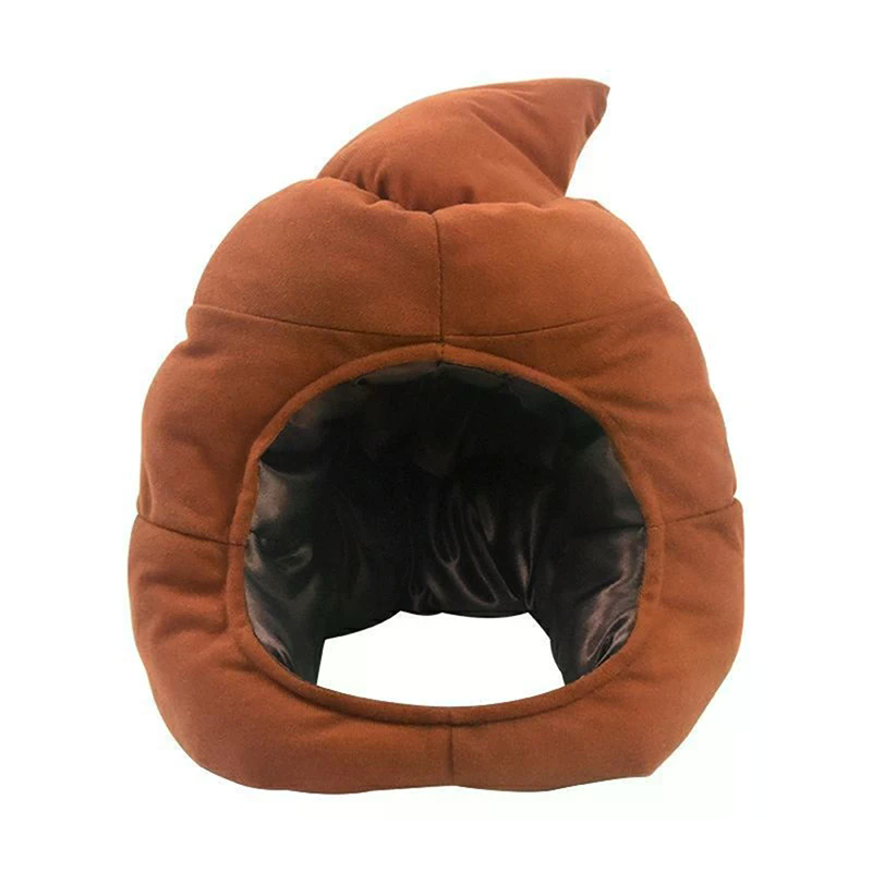 Fake Poop Gag Gift - Yaratıcı Sevimli Dışkı Şeklinde Peluş Şapka