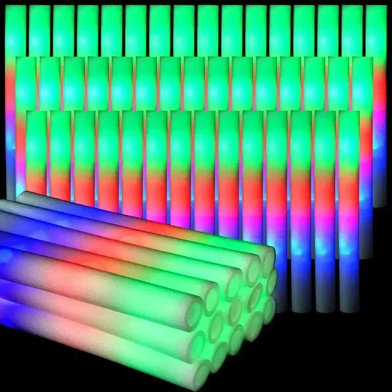 30 Adet Köpük Işık Çubuğu, 3 M - Flashing Led Foam Sticks Party incelemesi ve fiyatı