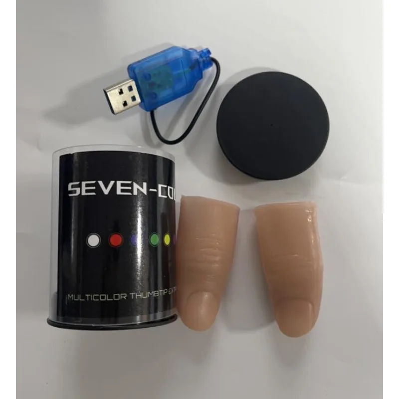 Yedi Renk LED Işık Başparmak S - Thumb Tip Magic Trick Set incelemesi ve fiyatı