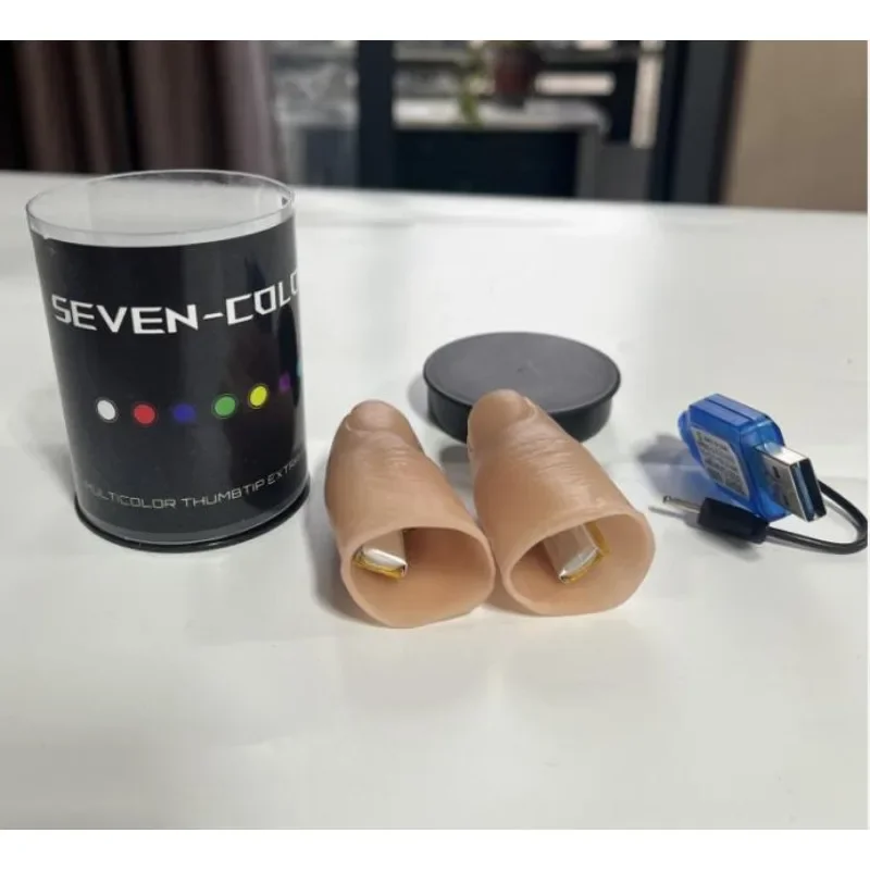 Yedi Renk LED Işık Başparmak S - Thumb Tip Magic Trick Set incelemesi ve fiyatı