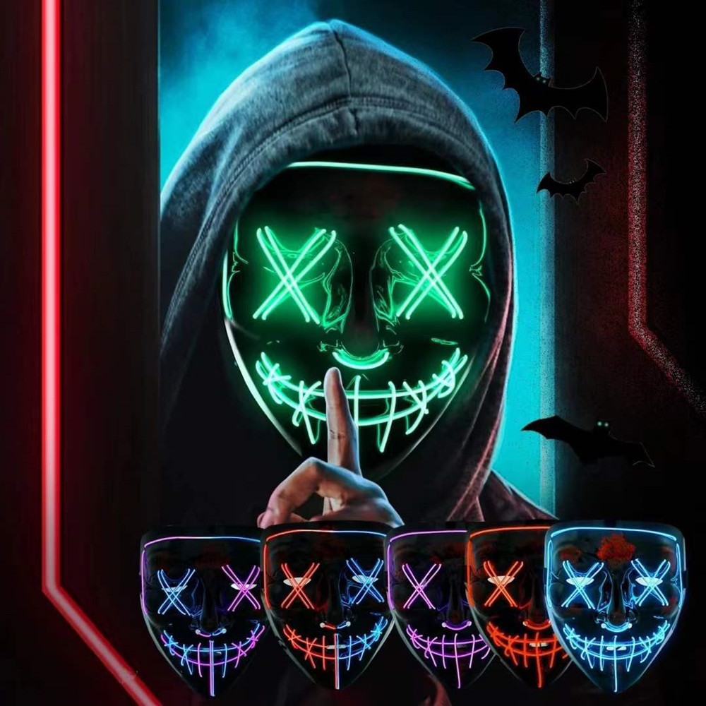 Cadılar bayramı maskeleri erke - Led Purge Mask Halloween incelemesi ve fiyatı