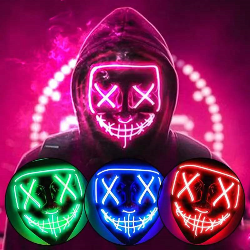 Cadılar bayramı maskeleri erke - Led Purge Mask Halloween incelemesi ve fiyatı