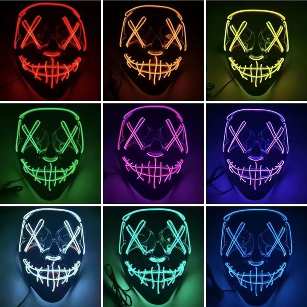Cadılar bayramı maskeleri erke - Led Purge Mask Halloween incelemesi ve fiyatı