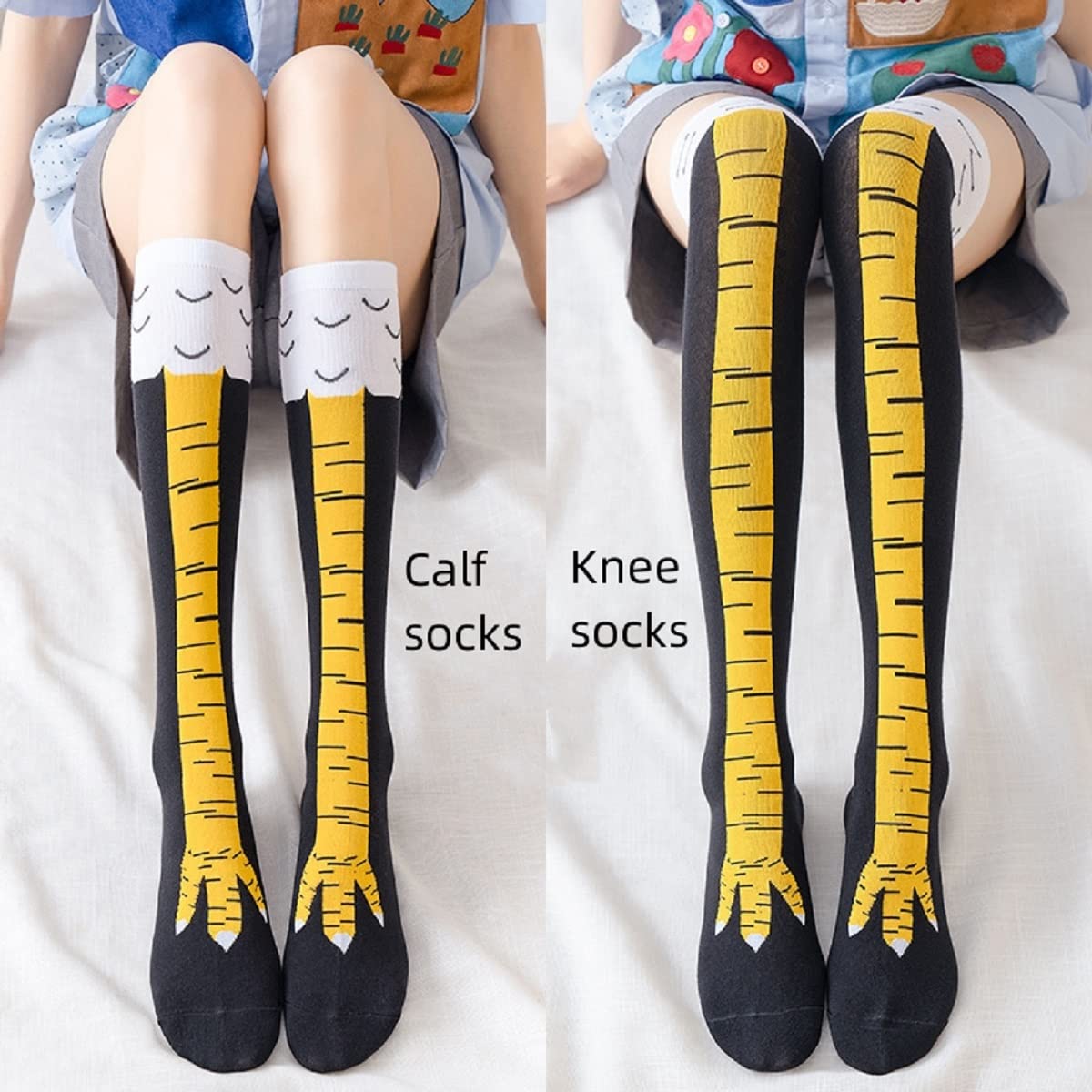 Kadın Uyluk Yüksek Çorap Tavuk - Funny Chicken Leg Socks incelemesi ve fiyatı