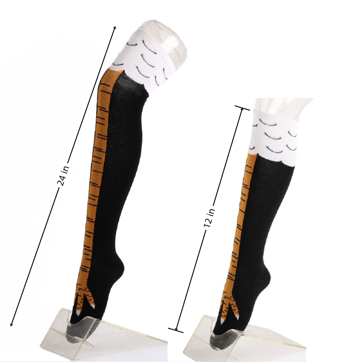 Kadın Uyluk Yüksek Çorap Tavuk - Funny Chicken Leg Socks incelemesi ve fiyatı