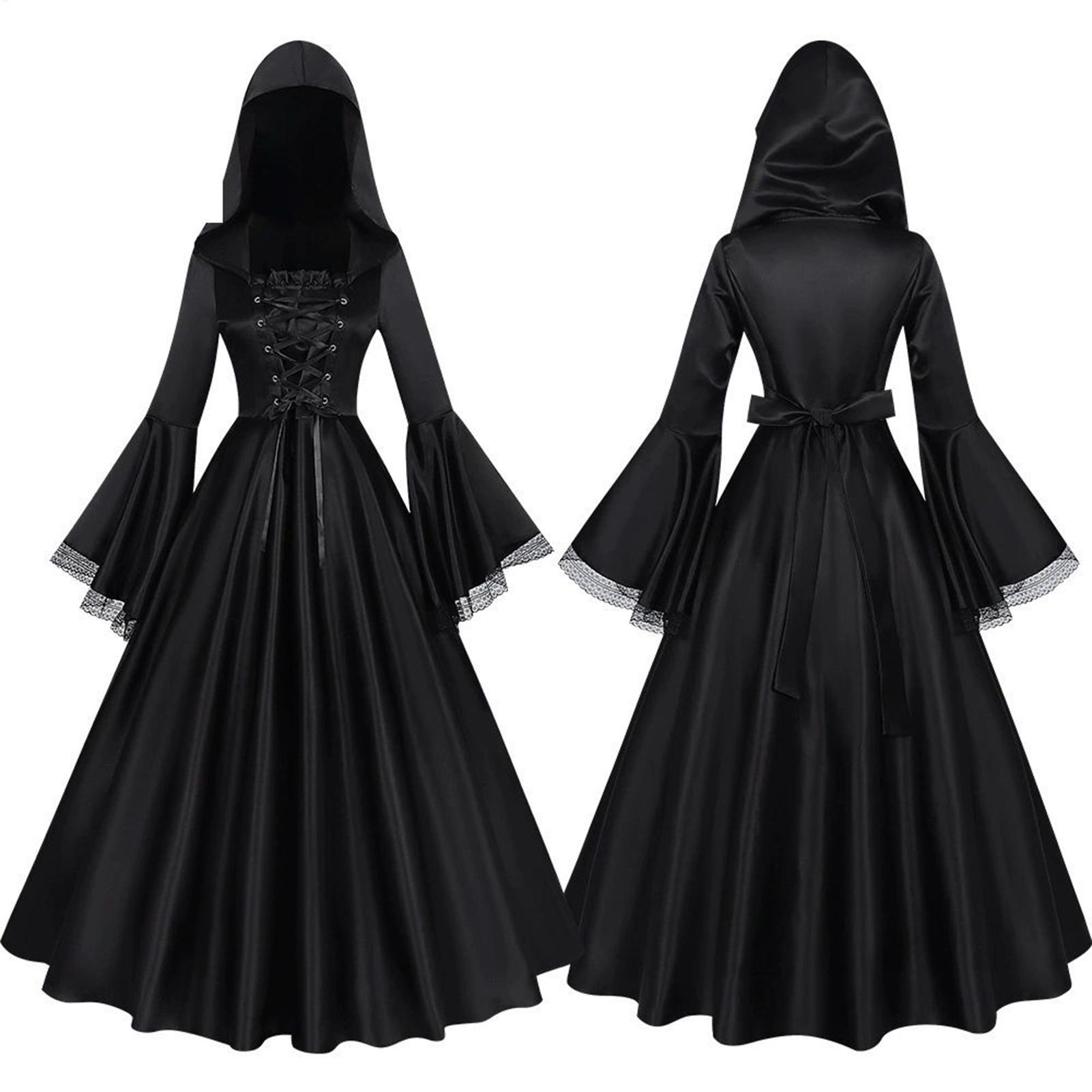 Cadılar Bayramı Cadı Kostümü O - Medieval Renaissance Dress Women incelemesi ve fiyatı
