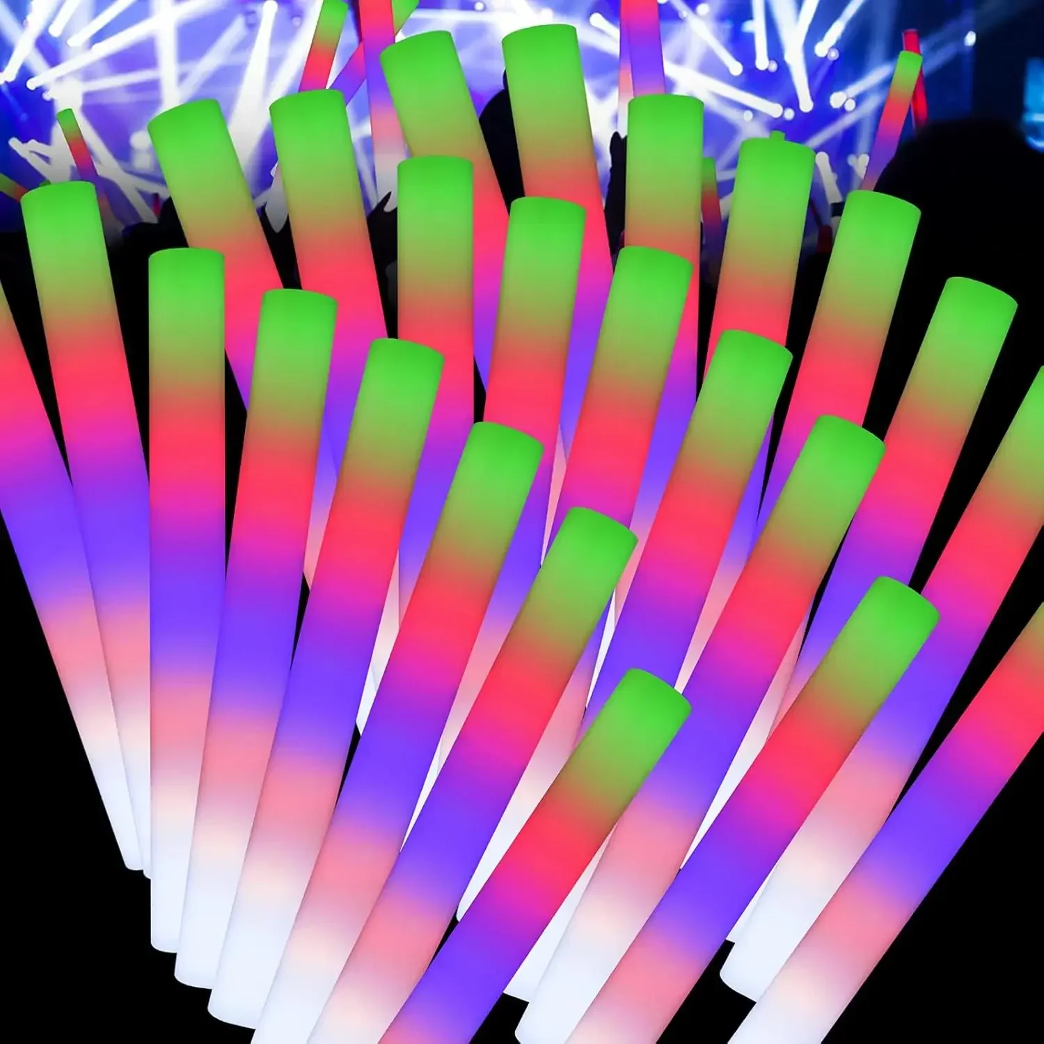 3Z-50PCS Led Köpük Işık Çubukl - Flashing Led Foam Sticks Party incelemesi ve fiyatı