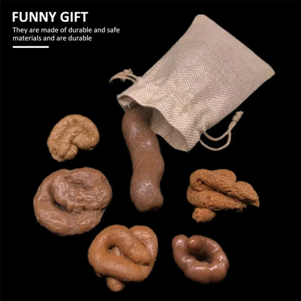6 adet Gerçekçi Sahte Köpek Ka - Fake Poop Gag Gift incelemesi ve fiyatı