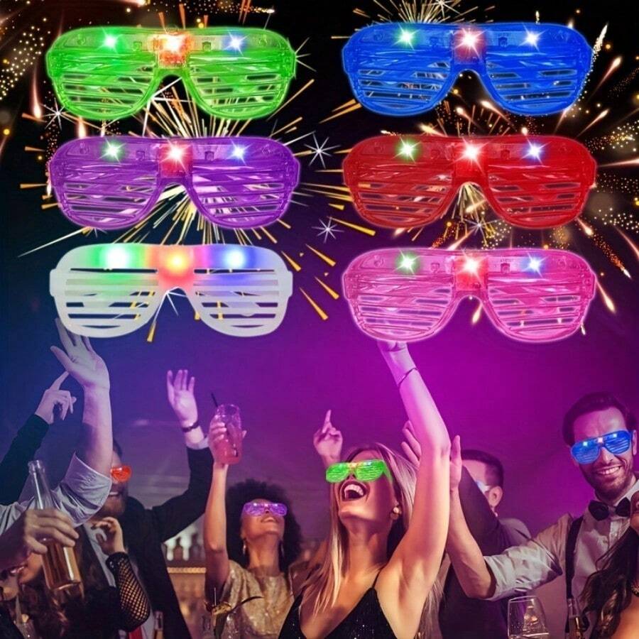 10-50 adet LED gözlük Light Up - Glow In The Dark Party Glasses incelemesi ve fiyatı