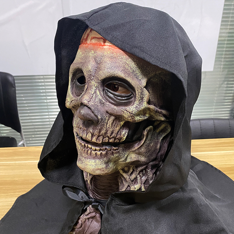 Korkunç Kanlı Beyin Tam baş ma - Led Purge Mask Halloween incelemesi ve fiyatı