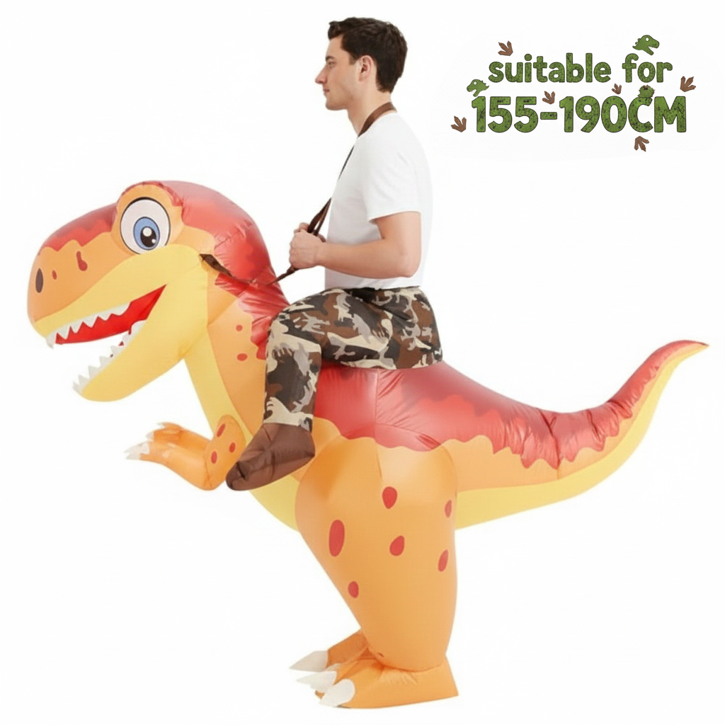 Yetişkin Şişme Dinozor Binme T - Inflatable Dinosaur Costume Adult incelemesi ve fiyatı