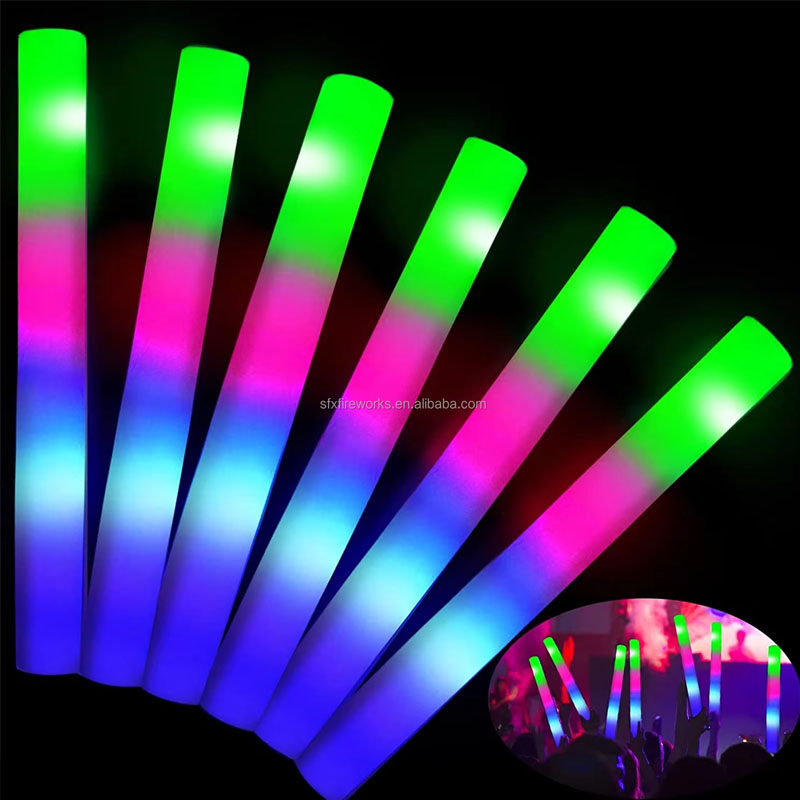 20 Adet Köpük Işık Çubukları R - Flashing Led Foam Sticks Party incelemesi ve fiyatı