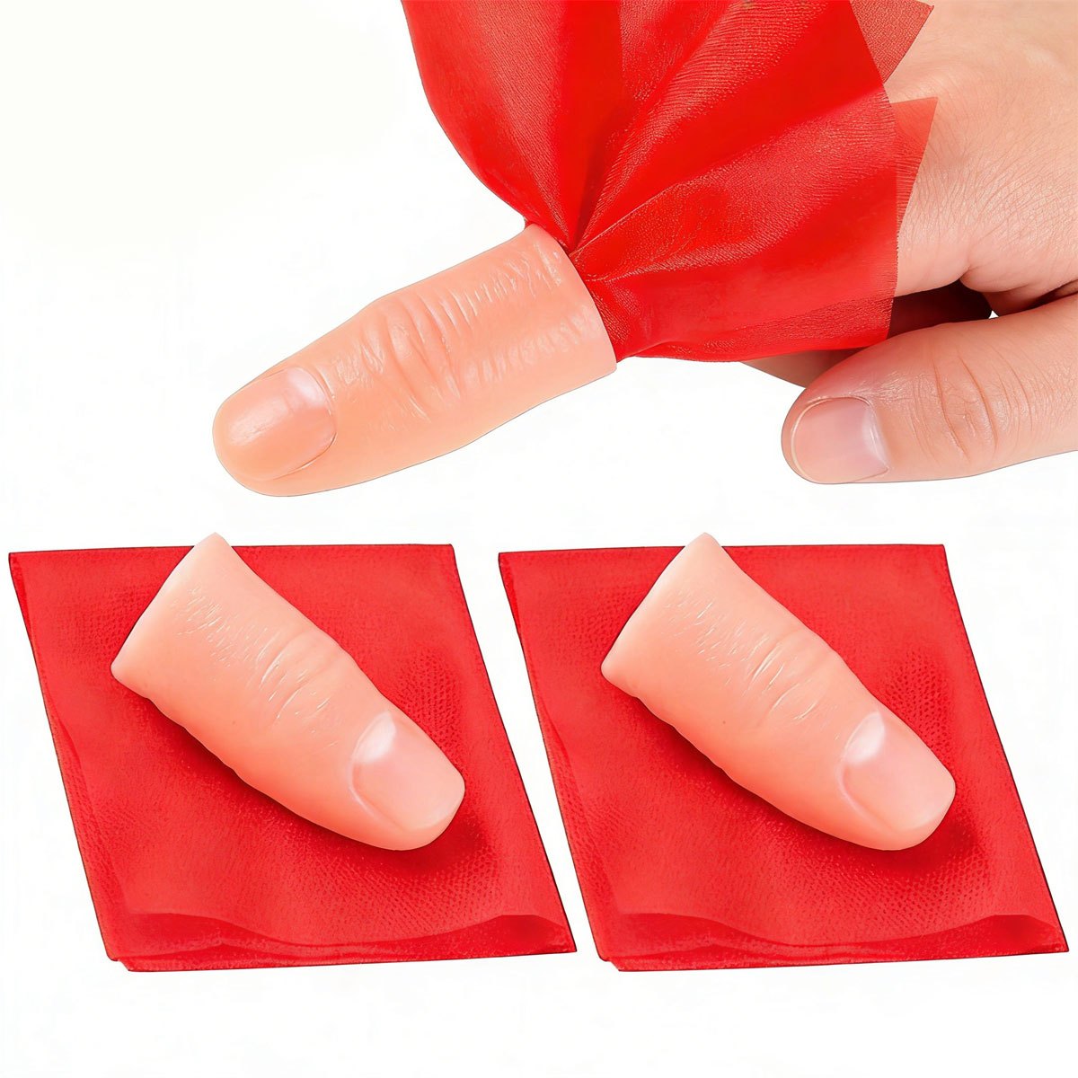 3'lü Set Eşarp-Sihirli Parmak  - Thumb Tip Magic Trick Set incelemesi ve fiyatı