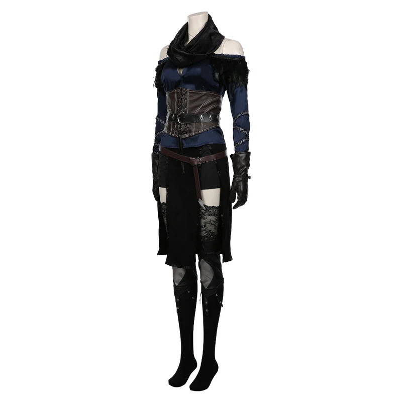 Yennefer Cosplay Fantasia Kost - Medieval Renaissance Dress Women incelemesi ve fiyatı