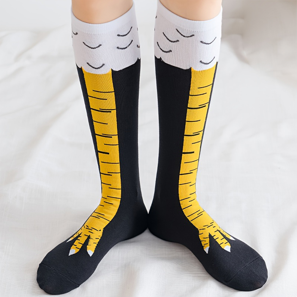 1 Çift Kadın Diz Üstü Çoraplar - Funny Chicken Leg Socks incelemesi ve fiyatı