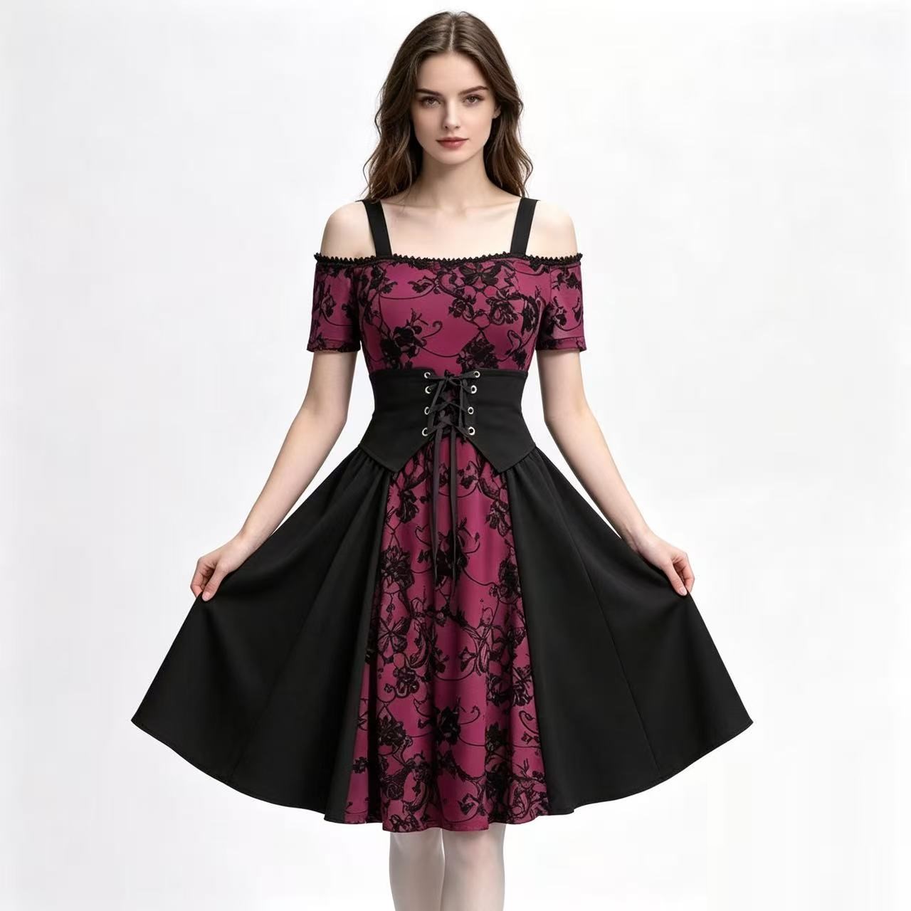 2026 kadın ortaçağ gotik Punk  - Medieval Renaissance Dress Women incelemesi ve fiyatı
