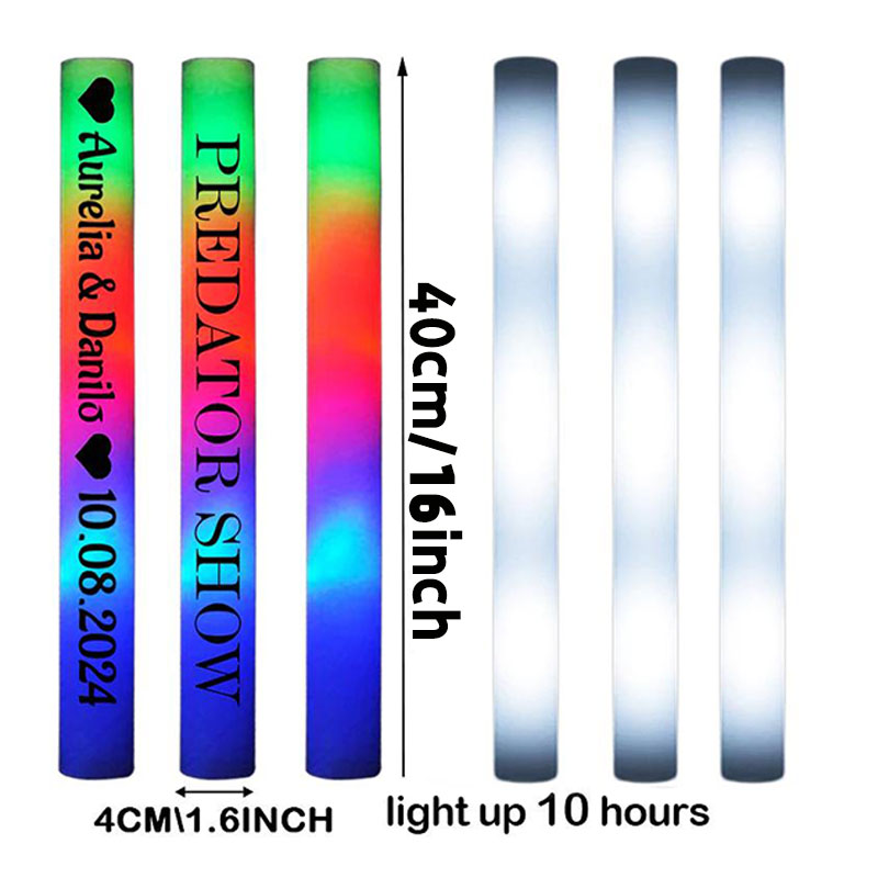 30 LED ışıklı köpük çubuklar k - Flashing Led Foam Sticks Party incelemesi ve fiyatı