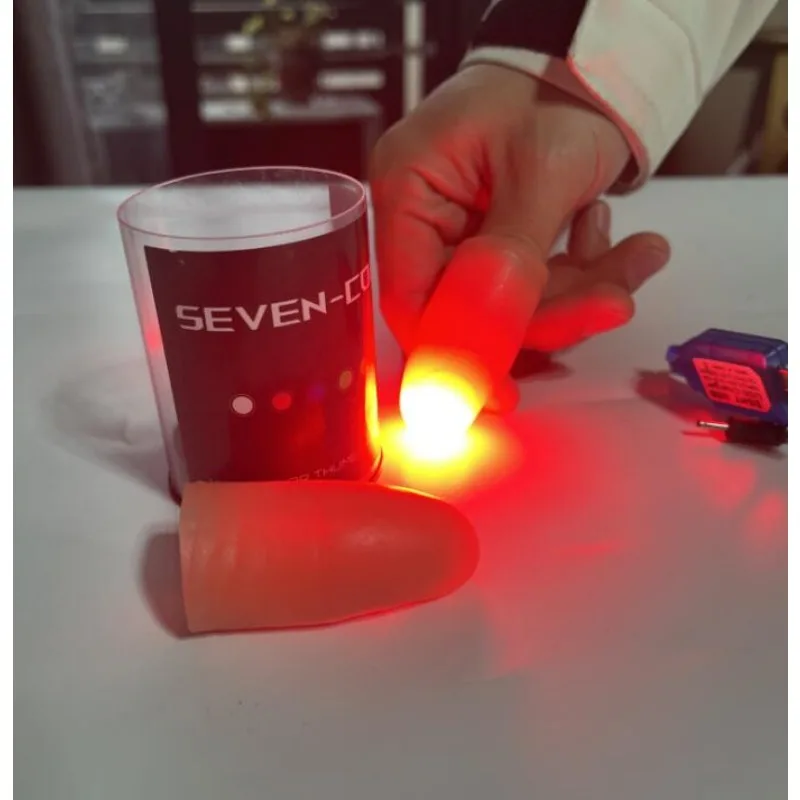 Yedi Renk LED Işık Başparmak İ - Thumb Tip Magic Trick Set incelemesi ve fiyatı