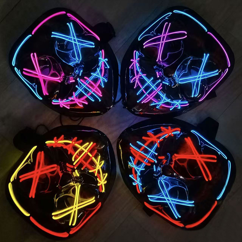 Korkunç Kablosuz Işıklı LED Pu - Led Purge Mask Halloween incelemesi ve fiyatı