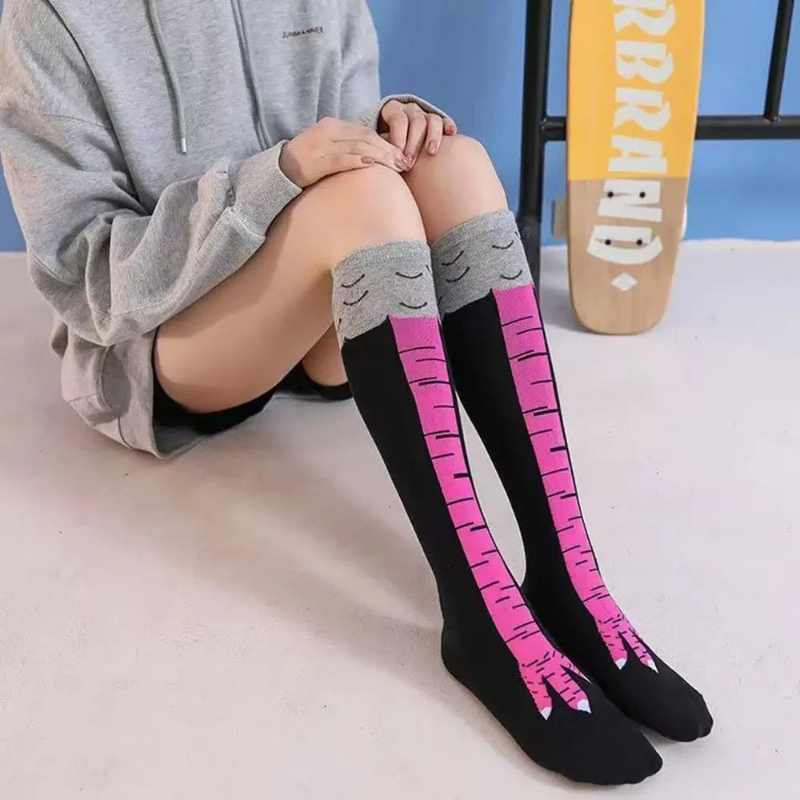 Tavuk Pençesi Uzun Çoraplar Ka - Funny Chicken Leg Socks incelemesi ve fiyatı